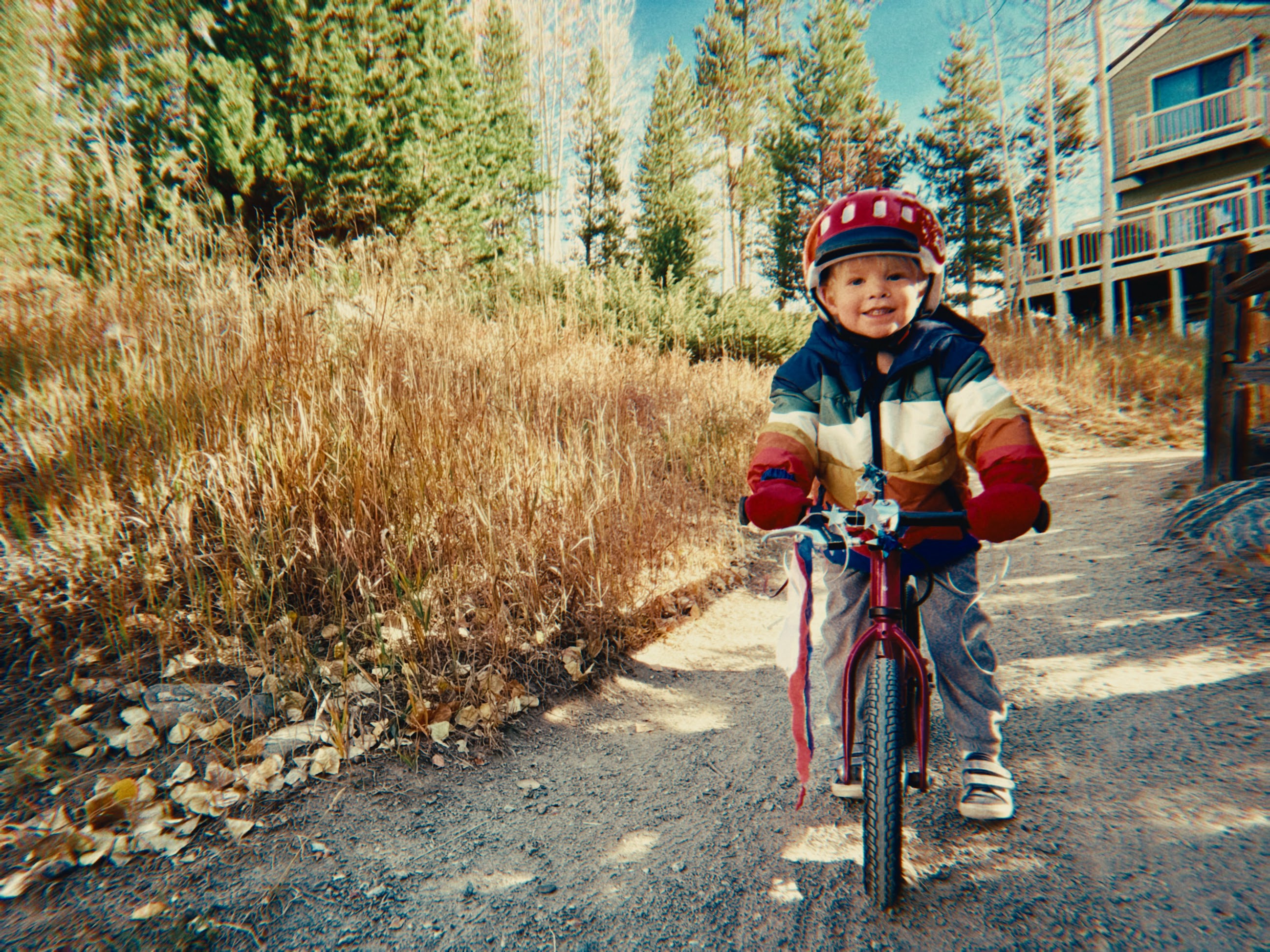 Bryce biking in Breckenridge