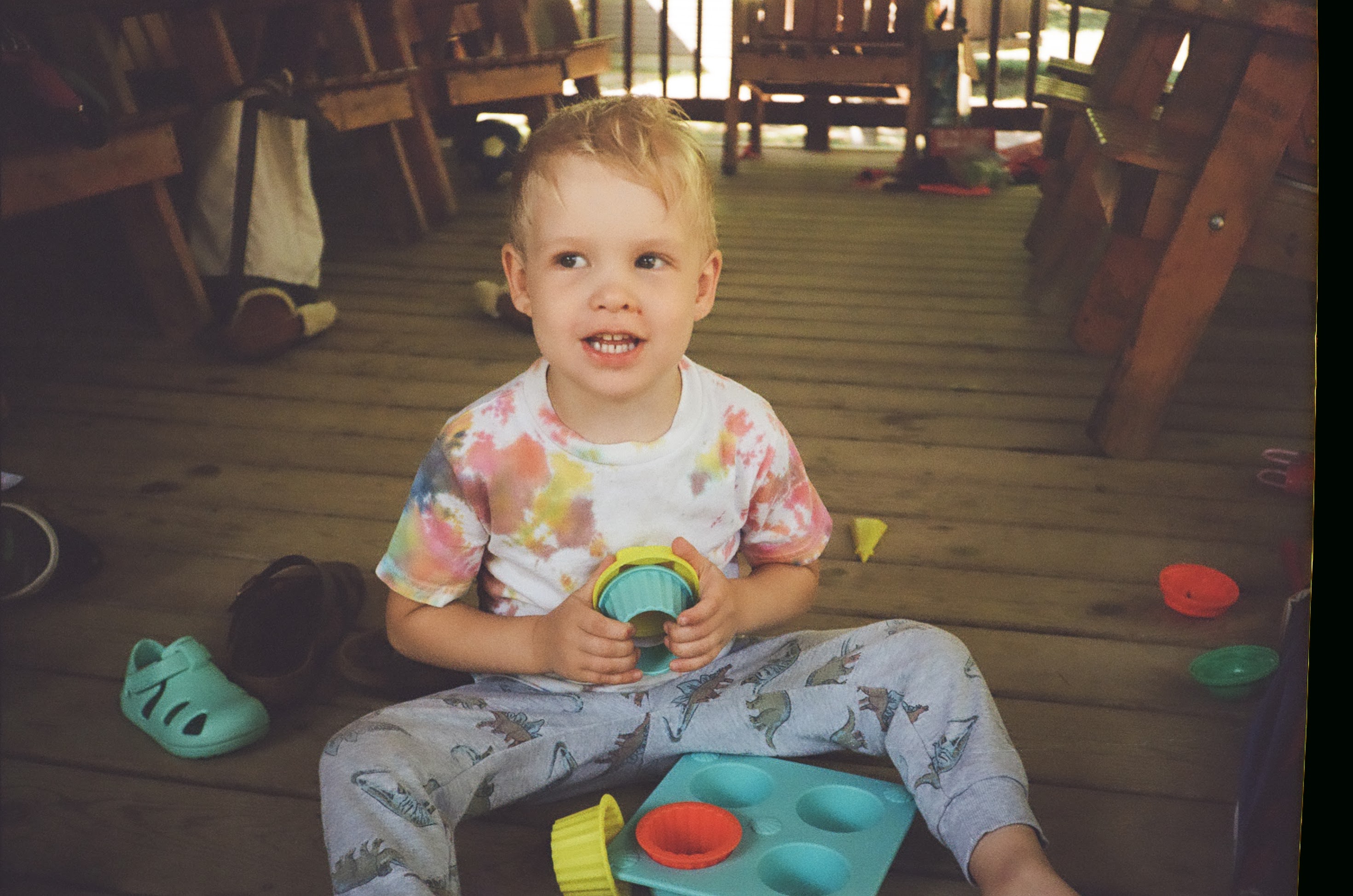 Bryce on deck at Michigania